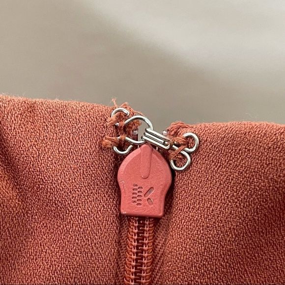 ASOS burnt orange bow tie mini pencil skirt - Picture 5 of 10